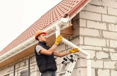 Pose et remplacement de gouttières à Ussac